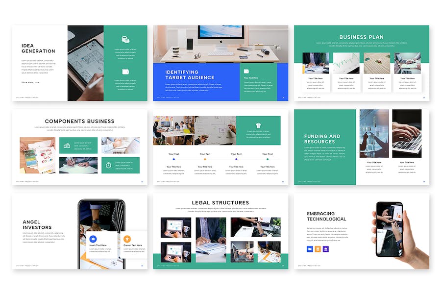 商务风格企业介绍工作总结PPT模板 - 顶尖PPT
