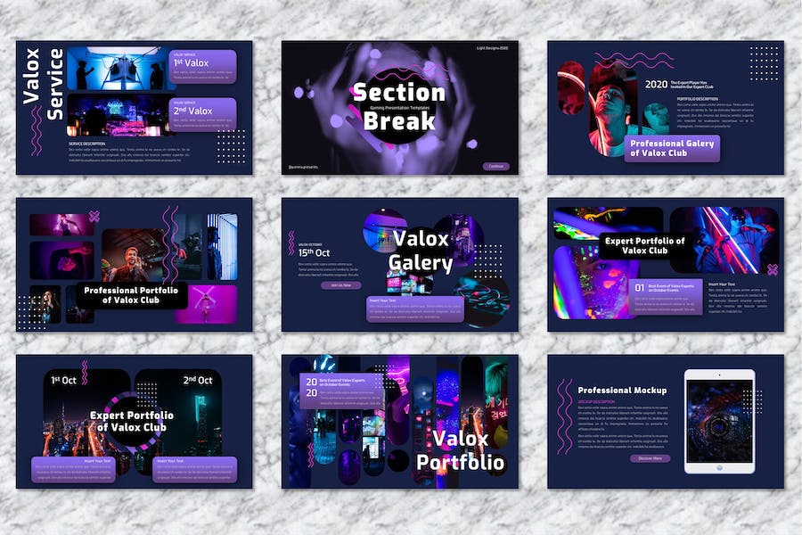 电子竞技游戏赛事推广宣传PPT模板 - 顶尖PPT