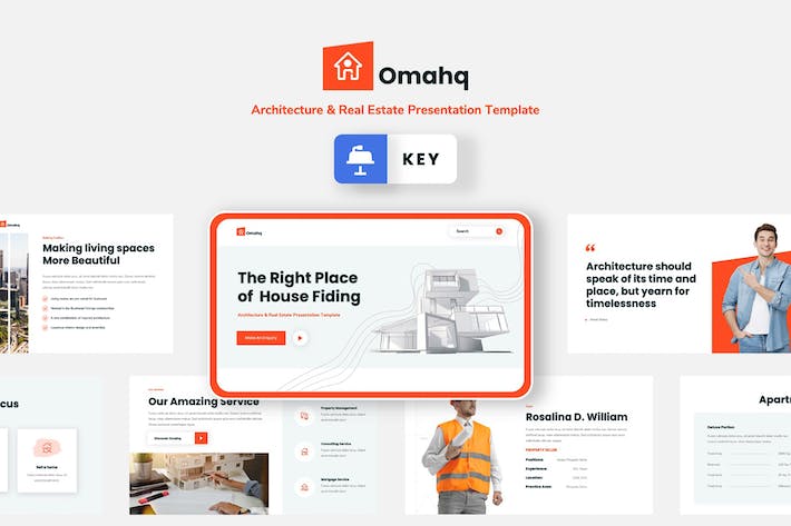 商业建筑地产keynote模板 - 顶尖PPT