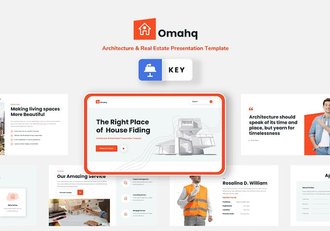 商业建筑地产keynote模板 - 顶尖PPT