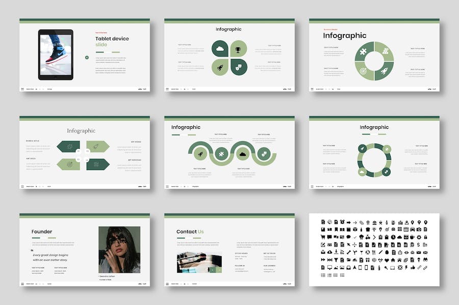 简约欧美商务多用途PPT模板 - 顶尖PPT