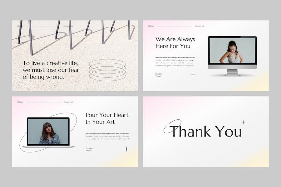 创意设计主题演讲展示Keynote模板 - 顶尖PPT