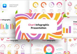彩色信息图表设计Keynote模板 - 顶尖PPT