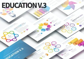 教育信息数据分析图形图表PPT模板 - 顶尖PPT