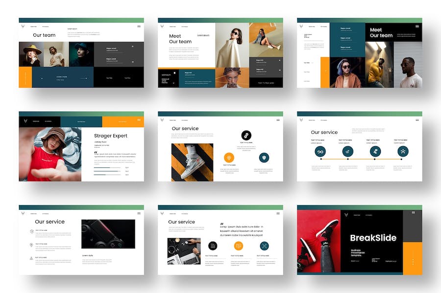 欧美高端商务风格PPT模板 - 顶尖PPT