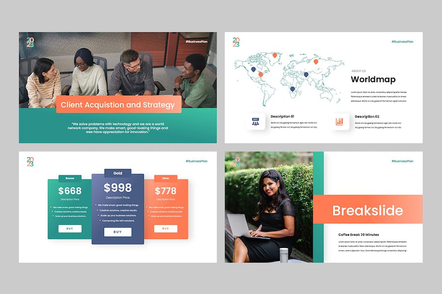 商业计划融资路演讲述Keynote模板 - 顶尖PPT
