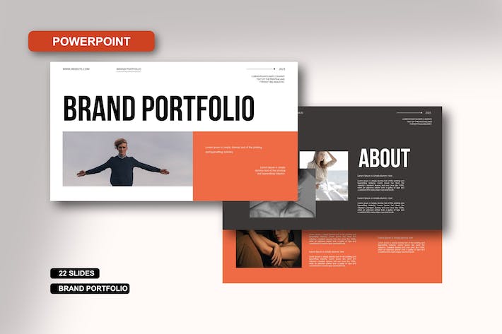 品牌产品组合展示PPT模板 - 顶尖PPT