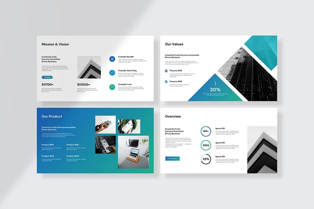 营销计划主题keynote模板 - 顶尖PPT