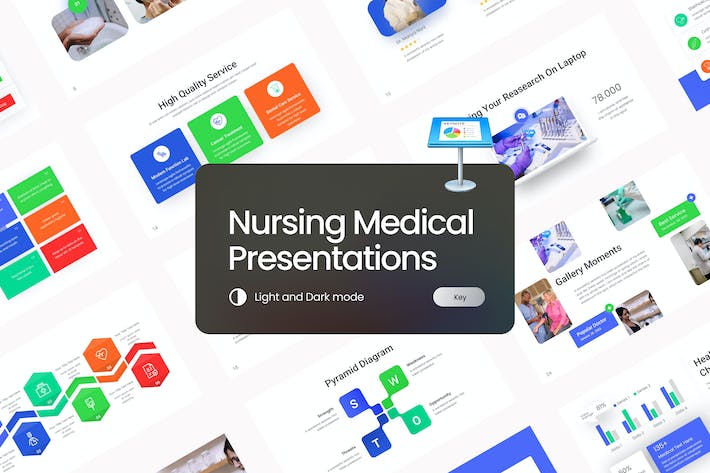 医学医疗护理主题keynote模板 - 顶尖PPT