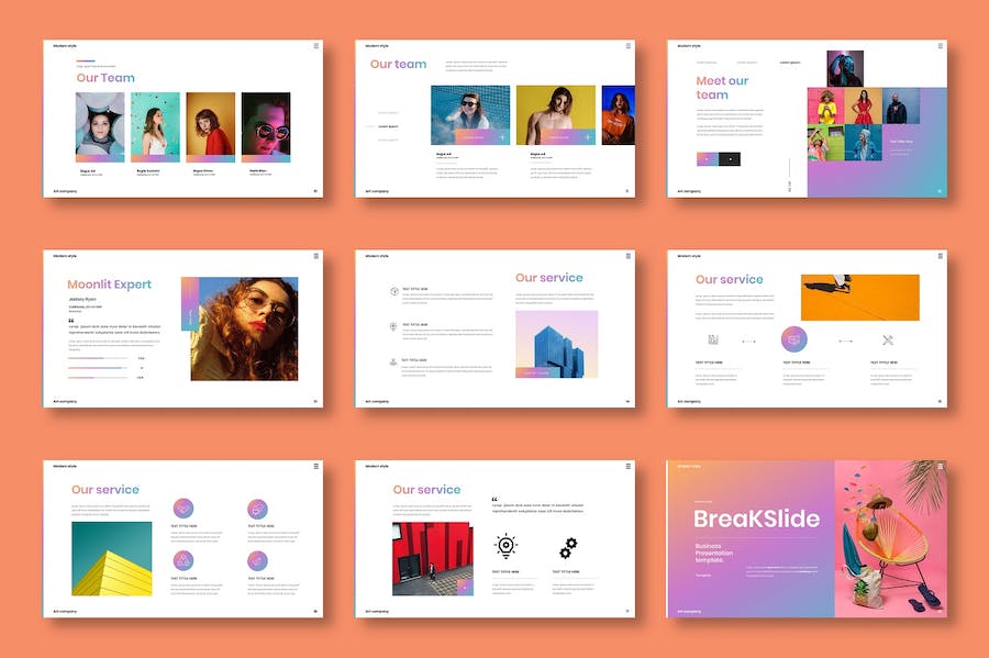 商务品牌展示营销推广宣传PPT模板 - 顶尖PPT