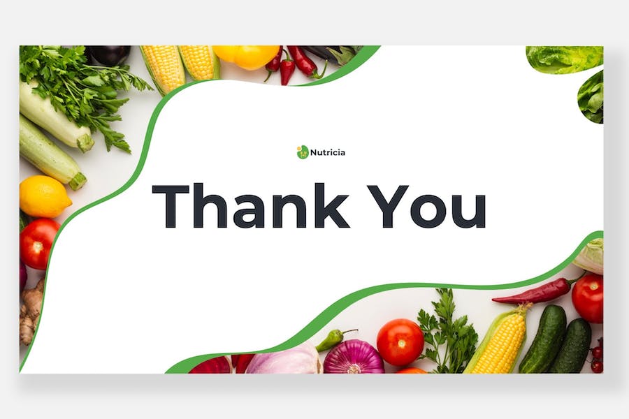 绿色健康保健食品PPT模板 - 顶尖PPT