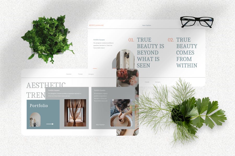 时装发布会时尚趋势分析keynote模板 - 顶尖PPT