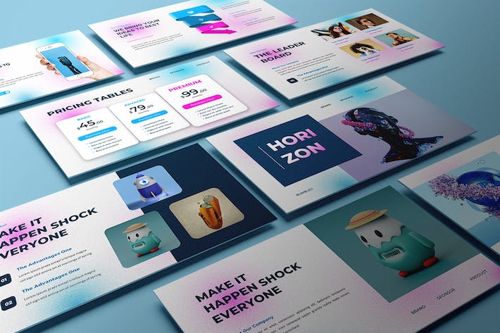 数字商业讲述展示技术应用推广PPT模板 - 顶尖PPT