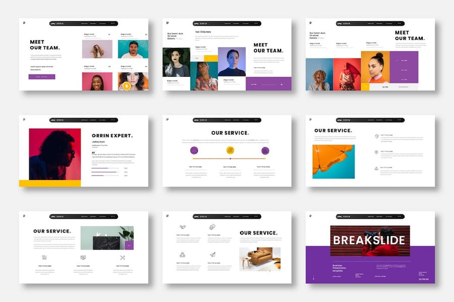 商务品牌推广营销演讲Keynote模板 - 顶尖PPT