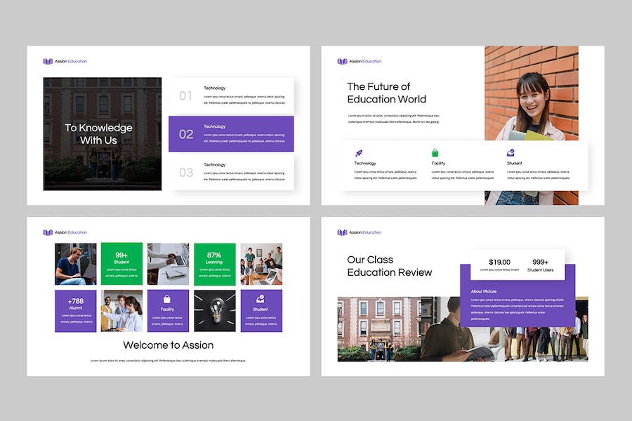 教育课程关键内容讲述Keynote模板 - 顶尖PPT