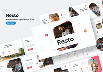 餐饮食品行业运营管理讲座Keynote模板 - 顶尖PPT