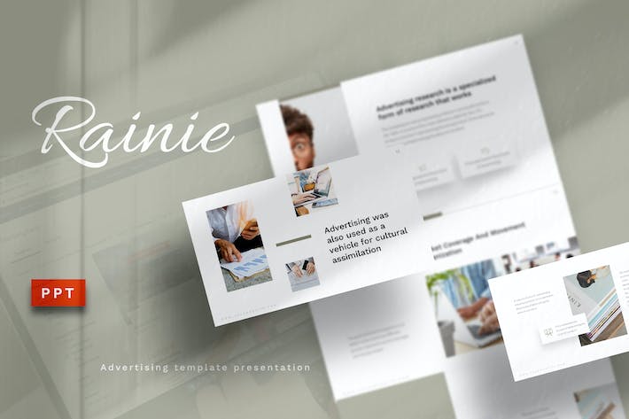 极简风格商务团队展示PPT模板 - 顶尖PPT