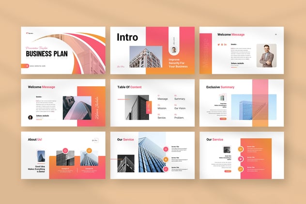 初创商业计划演示PPT模板 - 顶尖PPT