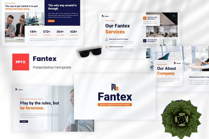 商务公司组织运营推介PPT模板 - 顶尖PPT