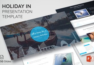 店推广旅游产品介绍度假方案展示PPT模板 - 顶尖PPT