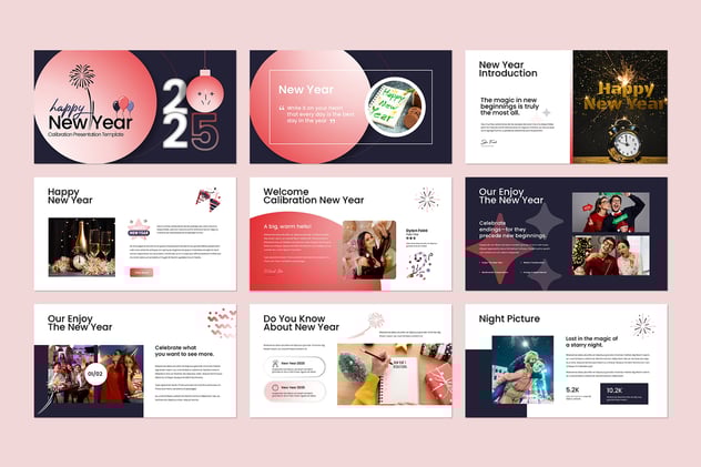 新年祝福晚会庆典节日keynote模板 - 顶尖PPT