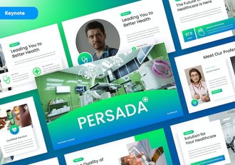 医疗医院健康管理服务介绍Keynote模板 - 顶尖PPT