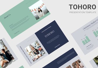 圣诞节时尚品牌推广PPT模板 - 顶尖PPT