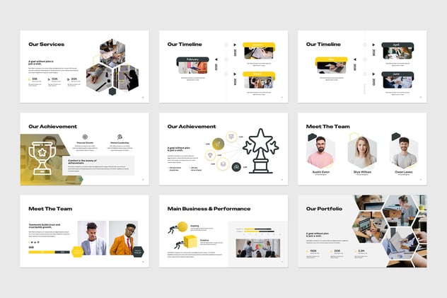 品牌项目名称keynote模板 - 顶尖PPT