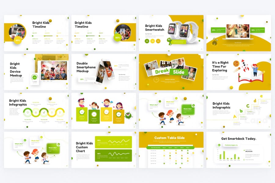 聪明的孩子创意教育PPT模板 - 顶尖PPT