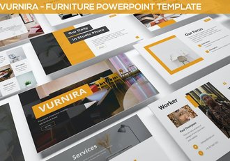 家具产品电商销售展示推广PPT模板 - 顶尖PPT