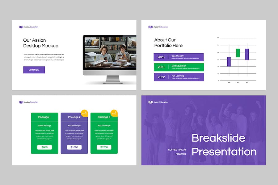 教育课程关键内容讲述Keynote模板 - 顶尖PPT