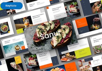 餐饮美食加工制造keynote模板 - 顶尖PPT