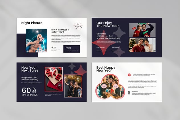 新年祝福晚会庆典节日keynote模板 - 顶尖PPT