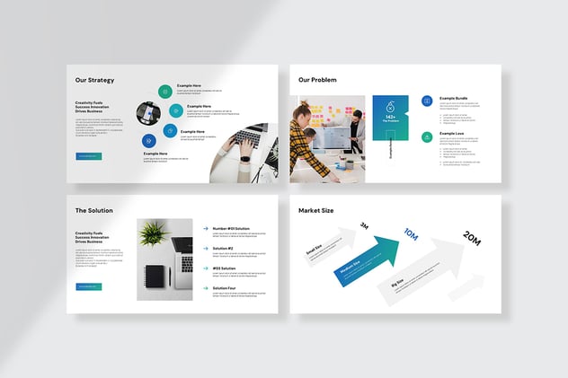 营销计划主题keynote模板 - 顶尖PPT