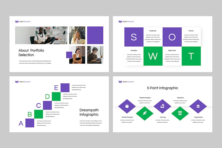 教育课程关键内容讲述Keynote模板 - 顶尖PPT
