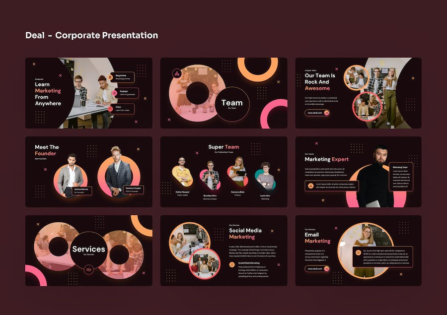 商务交易企业合作项目推介Keynote模板 - 顶尖PPT