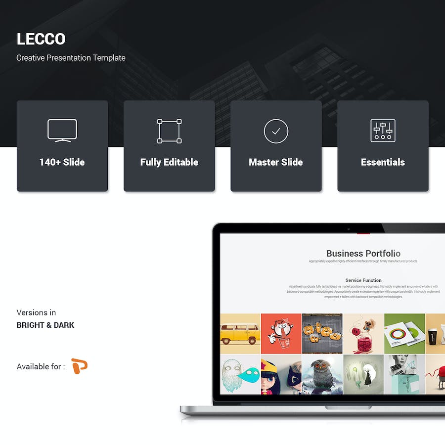 高端欧美商务商业计划总结通用PPT模板 - 顶尖PPT