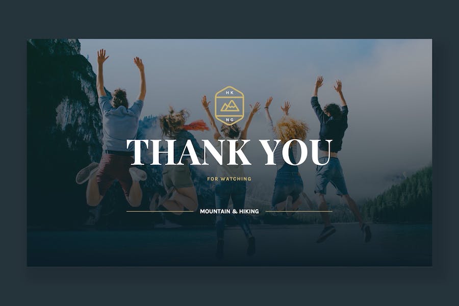 户外冒险登山运动keynote模板 - 顶尖PPT