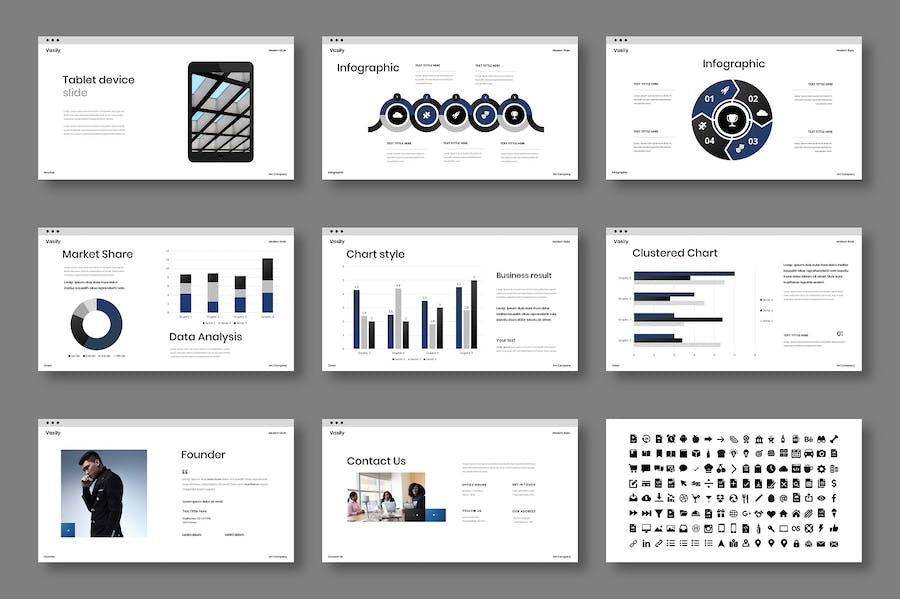 商业合作品牌宣传年计划总结商务keynote模板 - 顶尖PPT