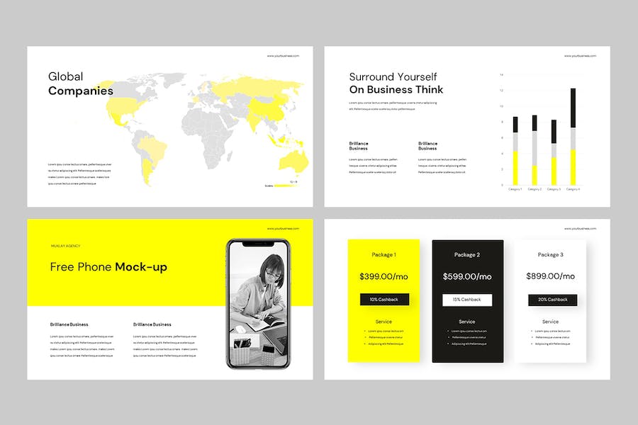 商务企业品牌形象Keynote演示模板 - 顶尖PPT