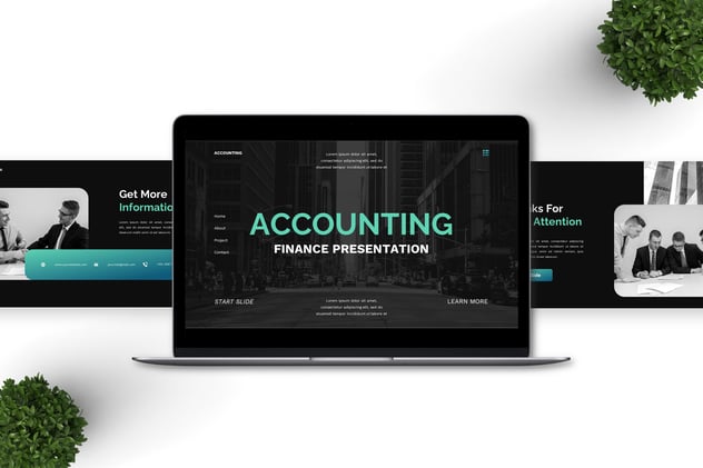 专业会计财务主题Keynote演讲模板 - 顶尖PPT