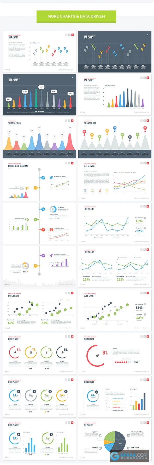 200页精美商务风格PPT素材模板 - 顶尖PPT