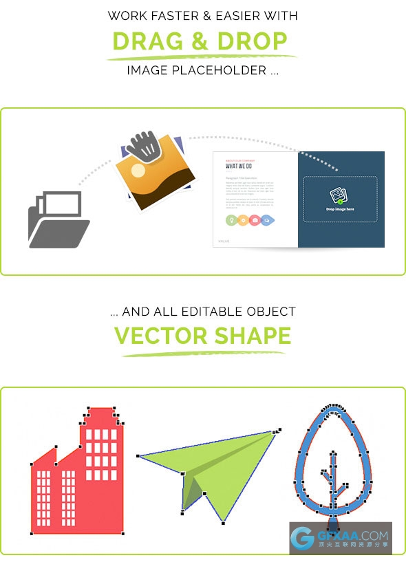 200页精美商务风格PPT素材模板 - 顶尖PPT