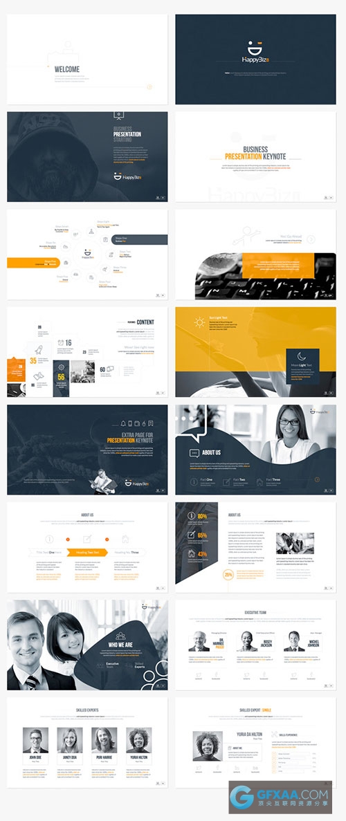 170多页简洁创意全动画色彩缤纷PPT模板 - 顶尖PPT