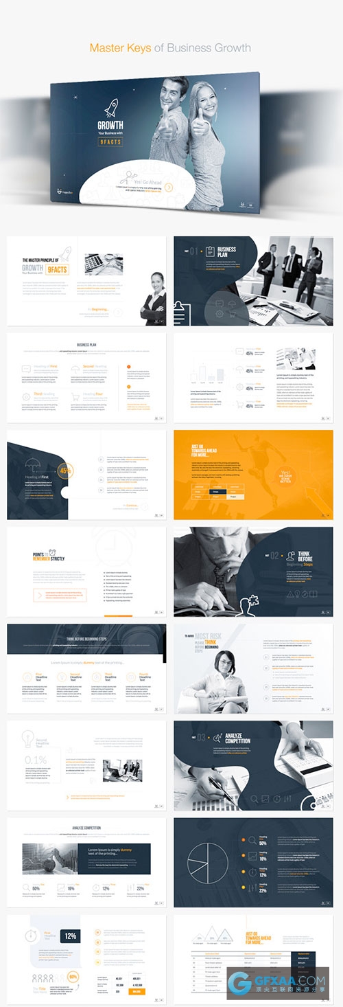 170多页简洁创意全动画色彩缤纷PPT模板 - 顶尖PPT