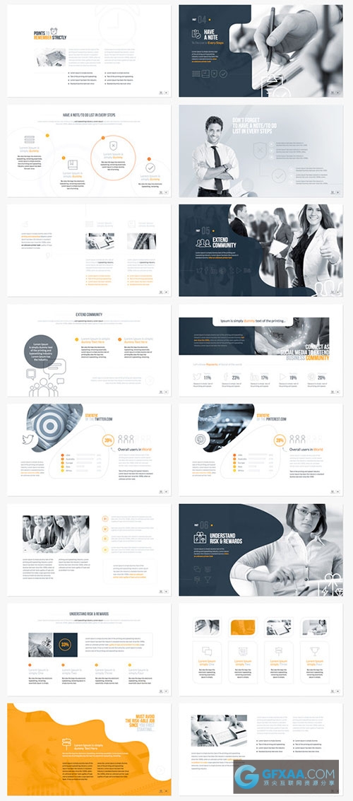 170多页简洁创意全动画色彩缤纷PPT模板 - 顶尖PPT