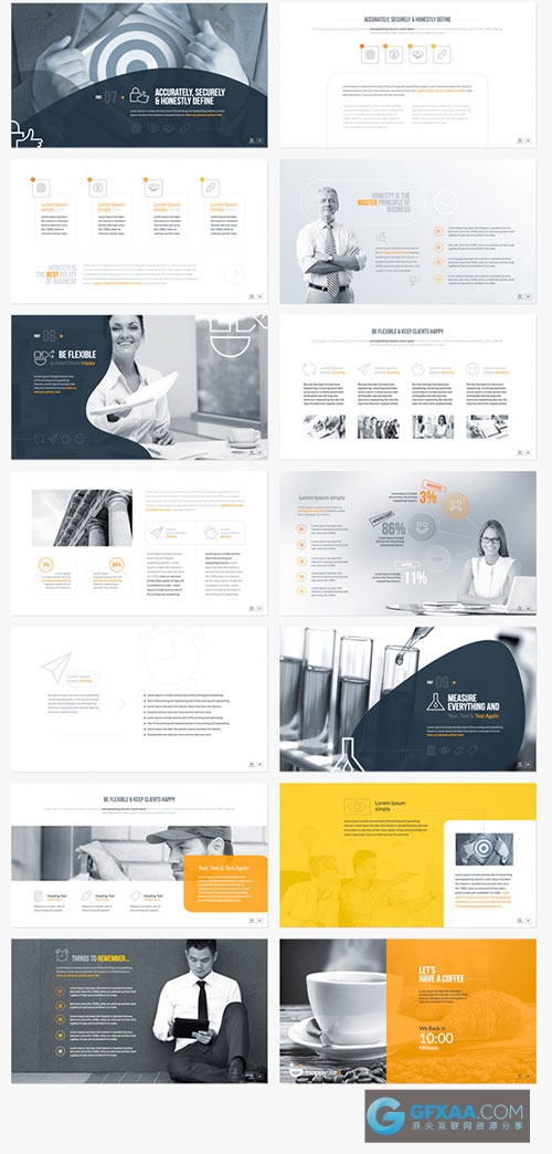 170多页简洁创意全动画色彩缤纷PPT模板 - 顶尖PPT