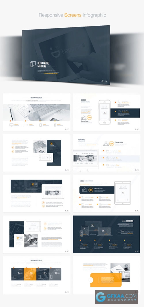 170多页简洁创意全动画色彩缤纷PPT模板 - 顶尖PPT