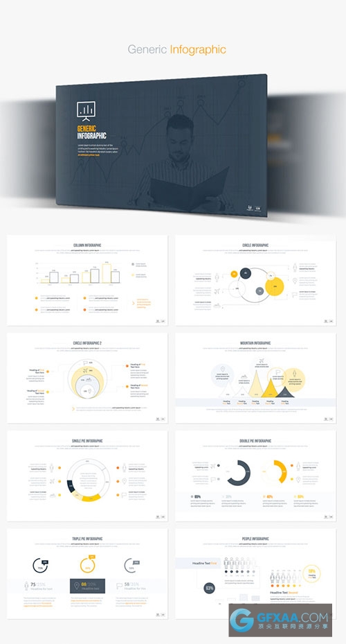 170多页简洁创意全动画色彩缤纷PPT模板 - 顶尖PPT