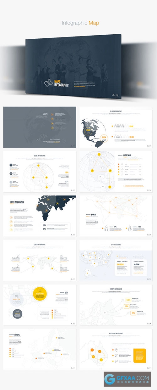 170多页简洁创意全动画色彩缤纷PPT模板 - 顶尖PPT